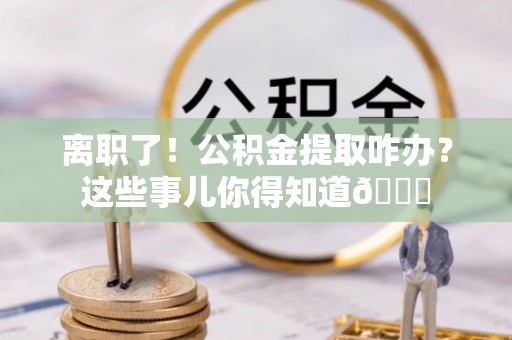 大武离职了！公积金提取咋办？这些事儿你得知道😎