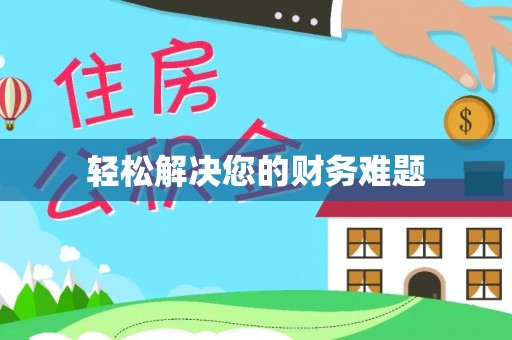 大武轻松解决您的财务难题