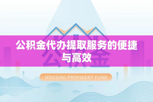 大武公积金代办提取服务的便捷与高效
